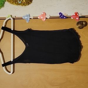 Aeropostale sheer black tank size medium